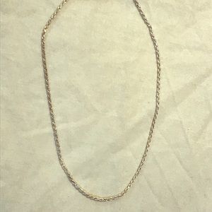 Sterling Silver rope necklace